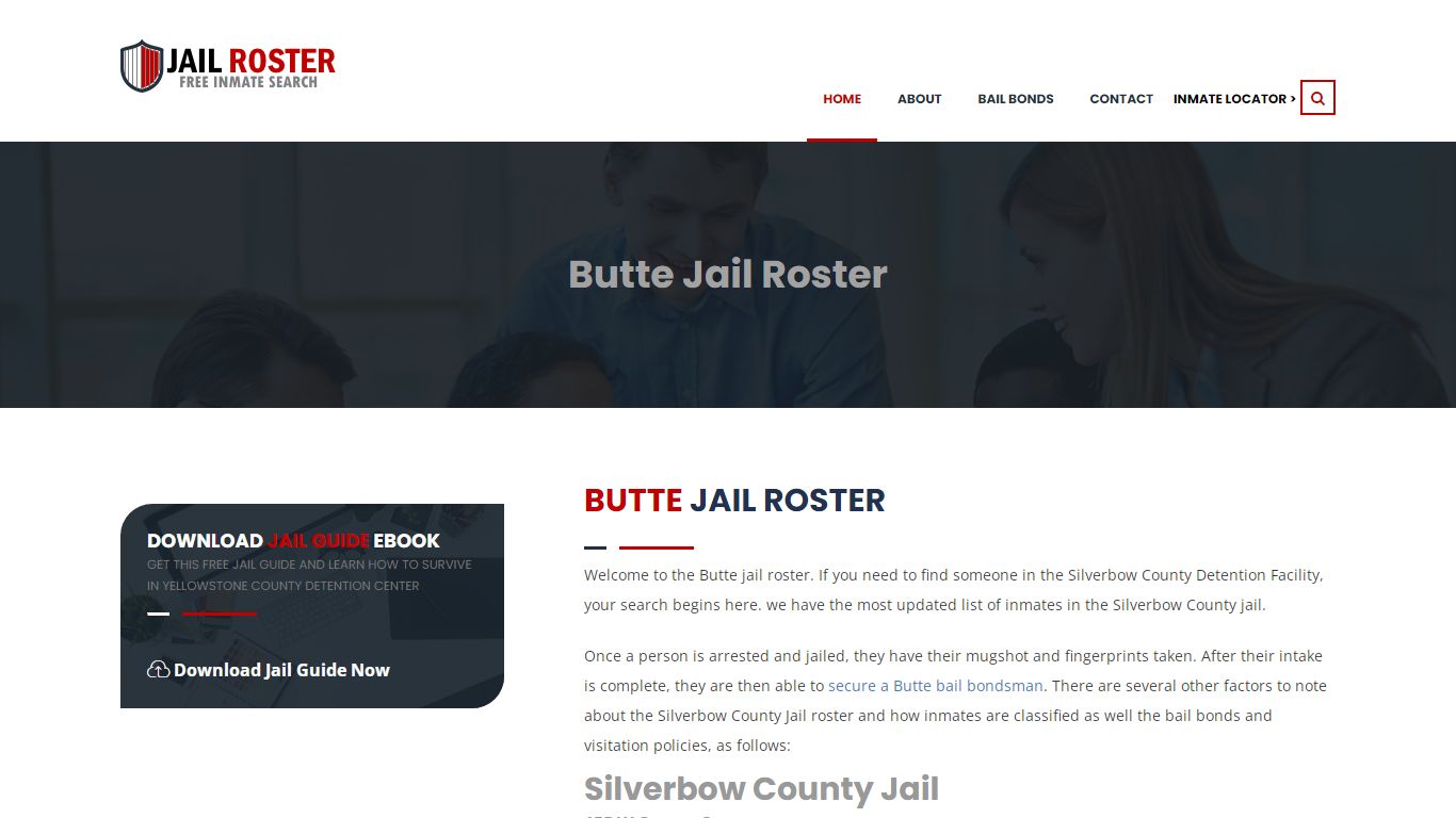 Find Silverbow County Jail inmates using this Butte Jail ...